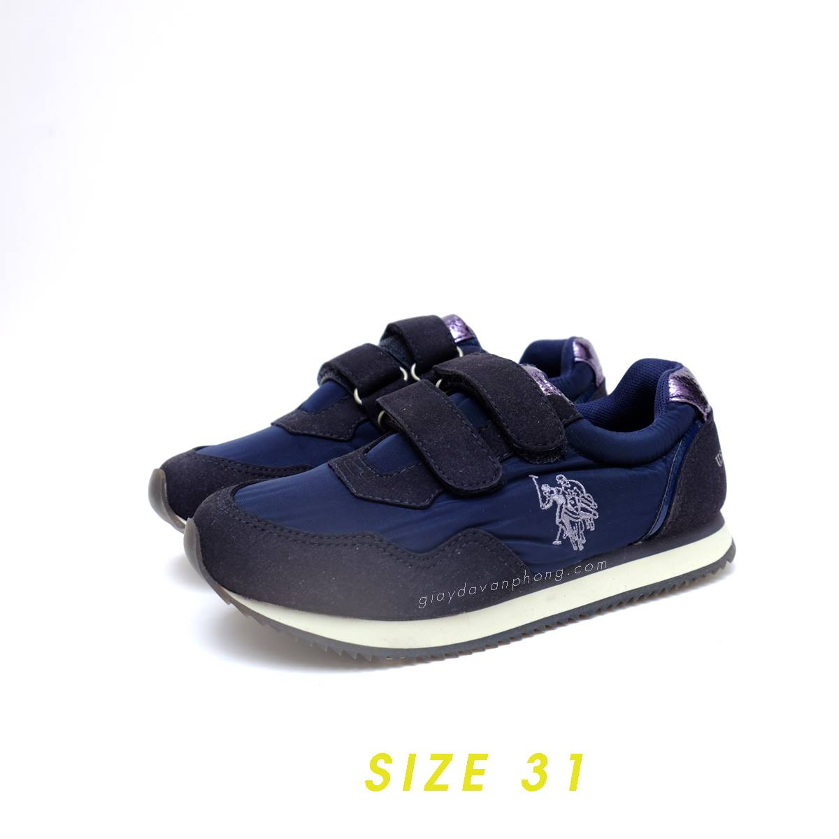 SNEAKER XUẤT XỊN POLO CHO BÉ - NAVY