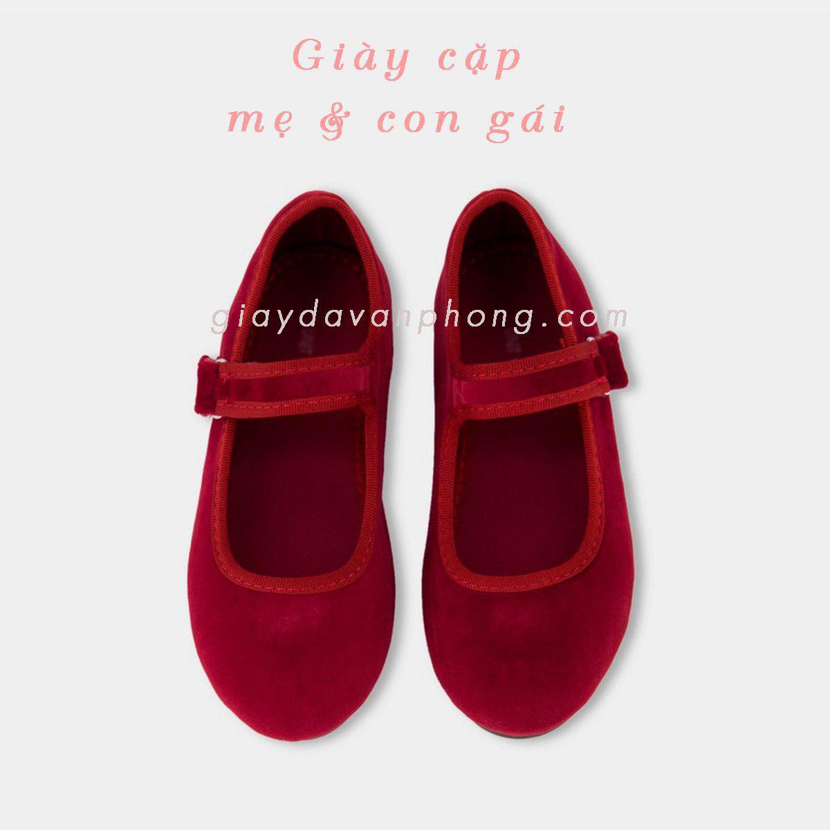 GIÀY BÚP BÊ QUAI DÁN CHO MẸ VÀ BÉ ĐÁNG YÊU