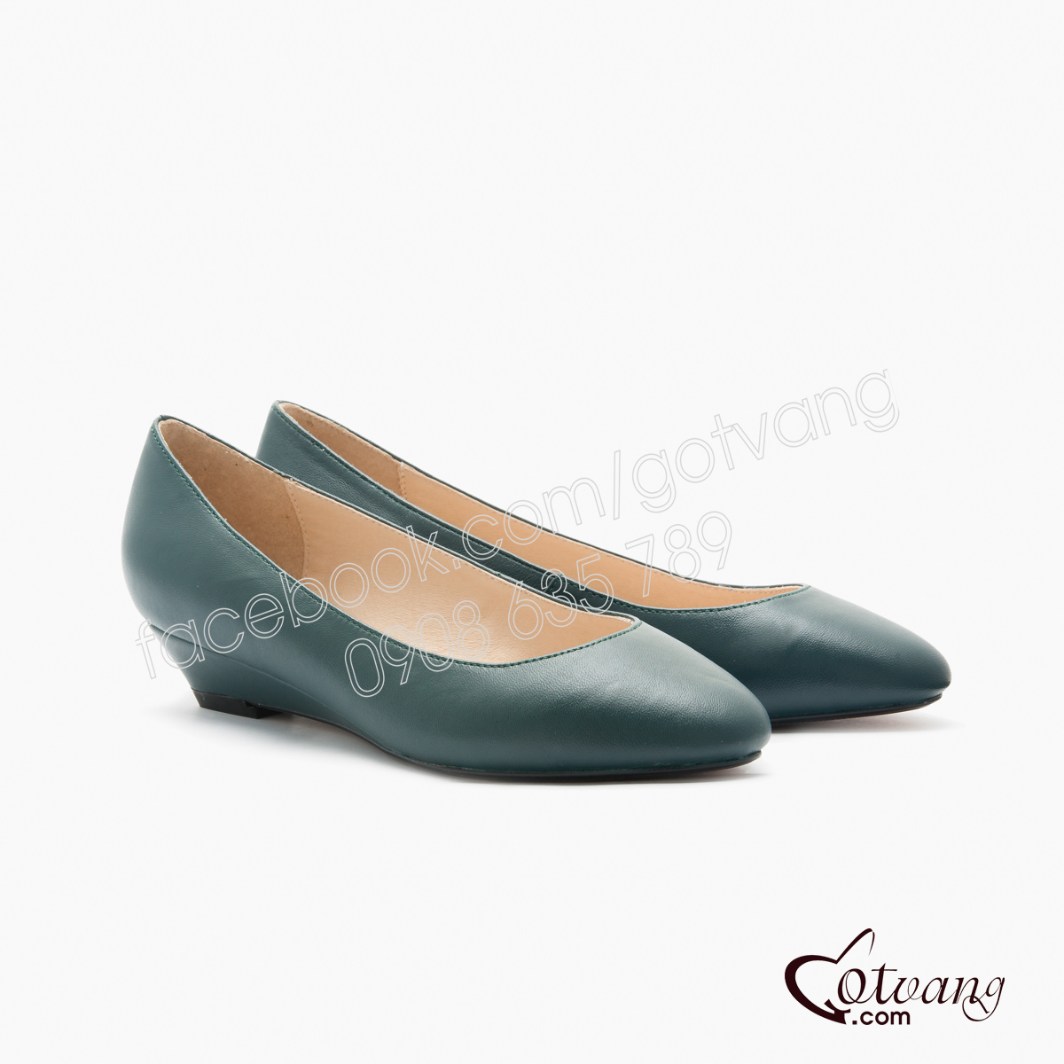 GIAỲ MŨI TRÒN ĐẾ XUỒNG DA CỪU XUẤT NHẬT - GV326PE