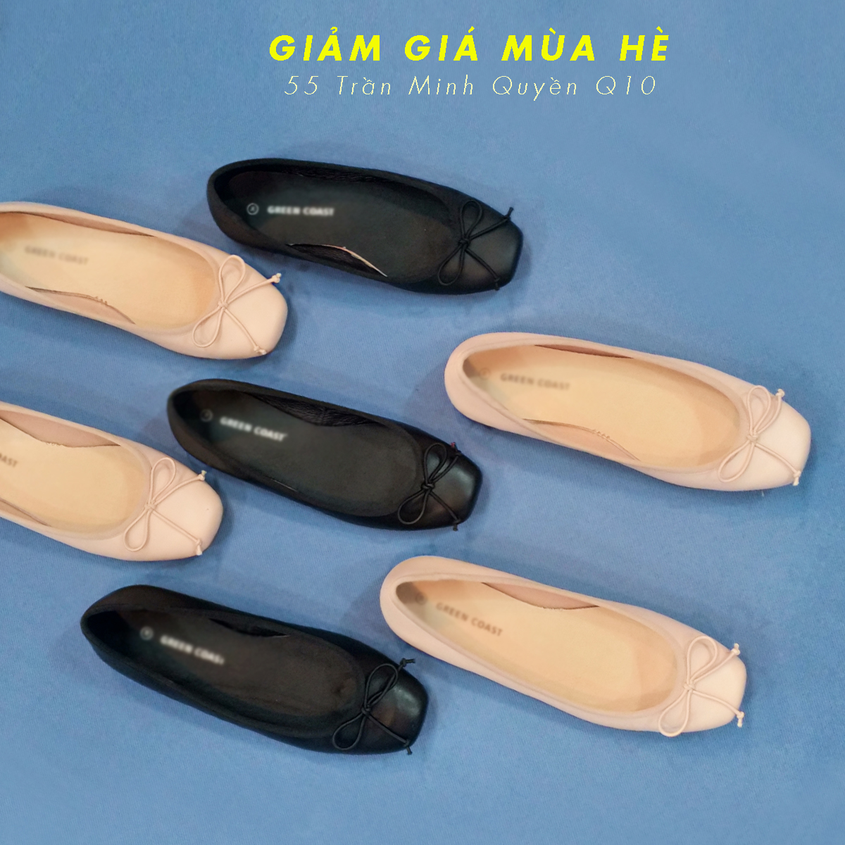 GIÀY BÚP BÊ MŨI VUỒNG VIỆT NAM XUÂT KHẨU