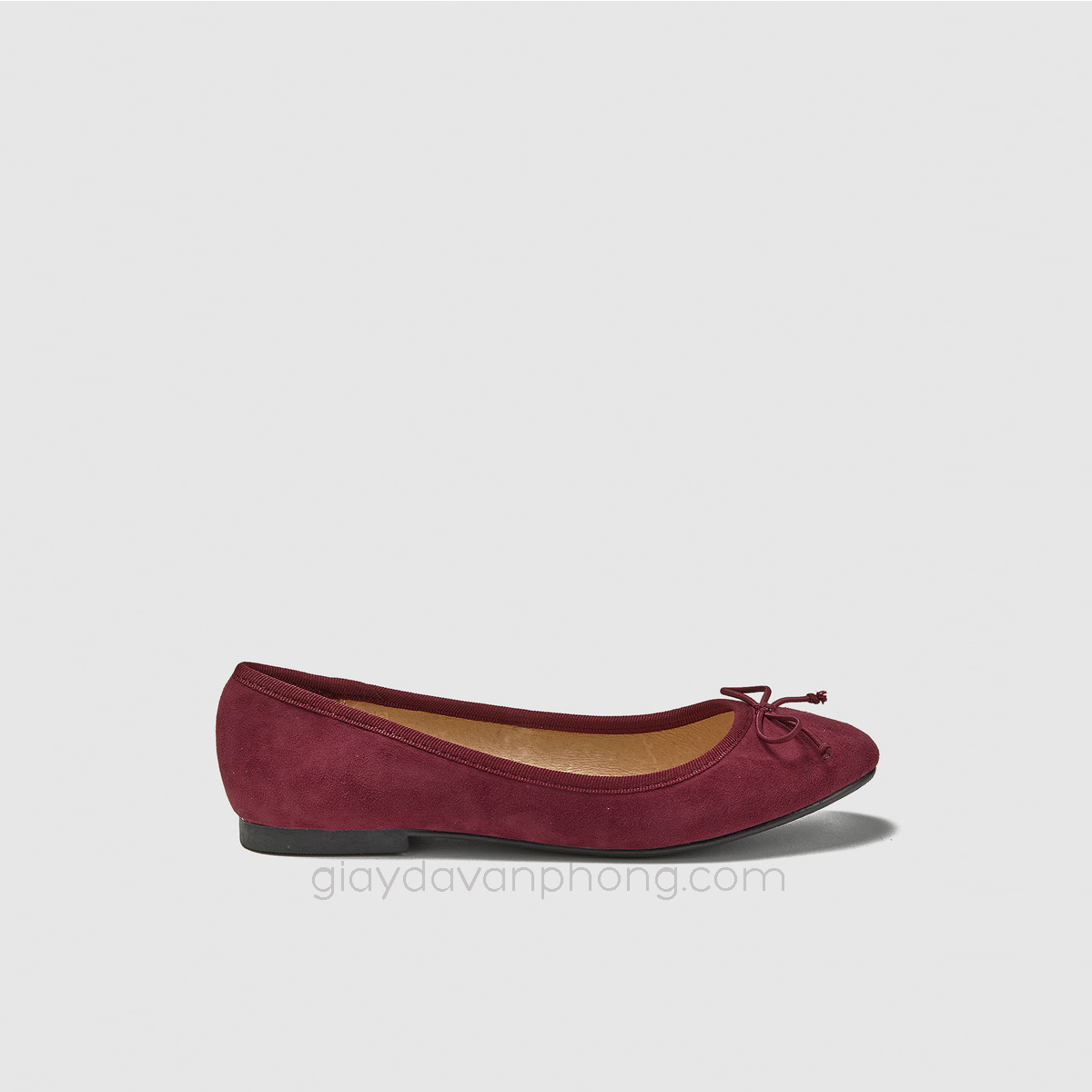 GIÀY BÚP BÊ DA LỘN TBN - BORDO