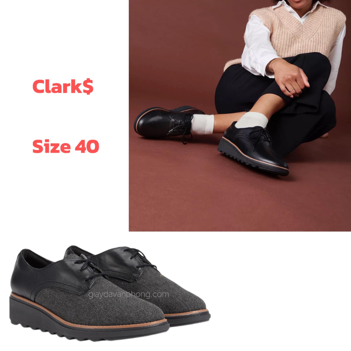 GIÀY OXFORD DA THẬT
