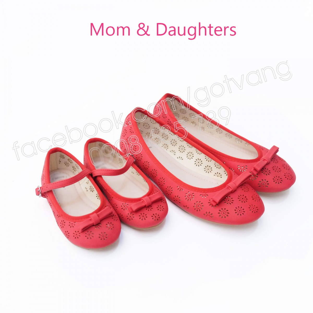 GIAỲ MẸ VÀ BÉ XUẤT XỊN TBN - LAZE ĐỎ