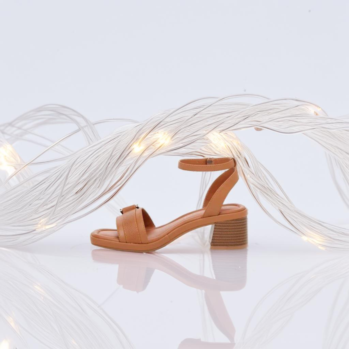 GIÀY XĂNG ĐAN GÓT VUÔNG THẤP - SANDALS MỸ DA XỊN ÊM CHÂN 