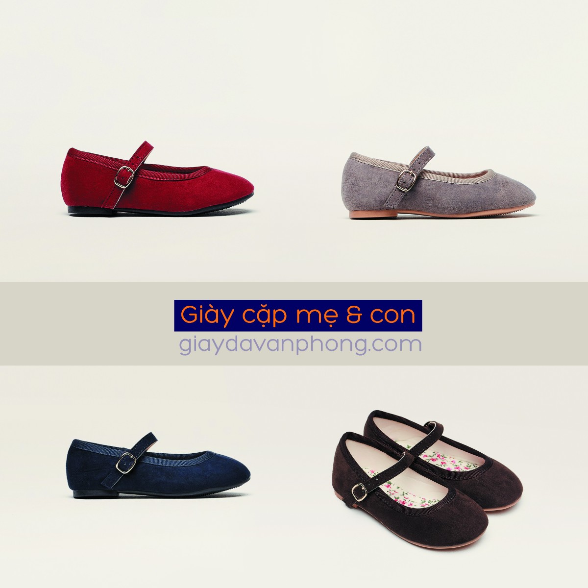 GIÀY BÚP BÊ CẶP MẸ VÀ CON