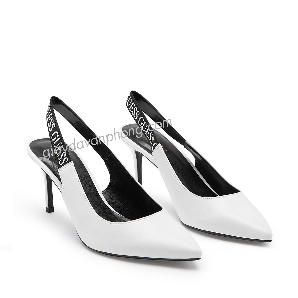 GIÀY SLINGBACK GUESS QUAI IN CHỮ