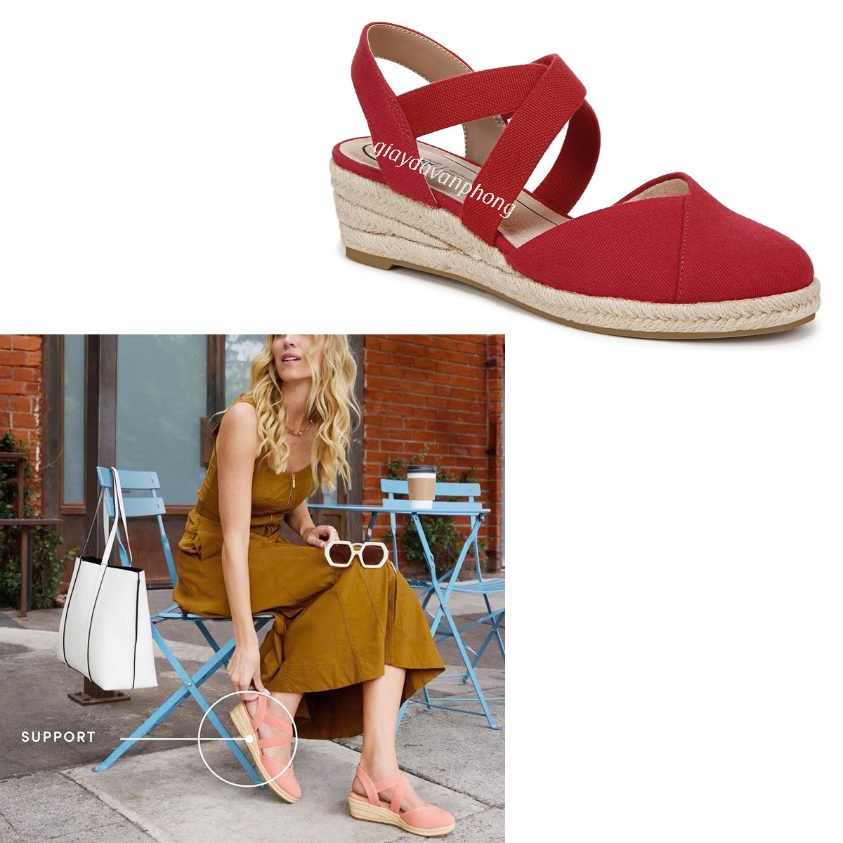 giày đế xuồng bít mũi xăng đan Life Stride