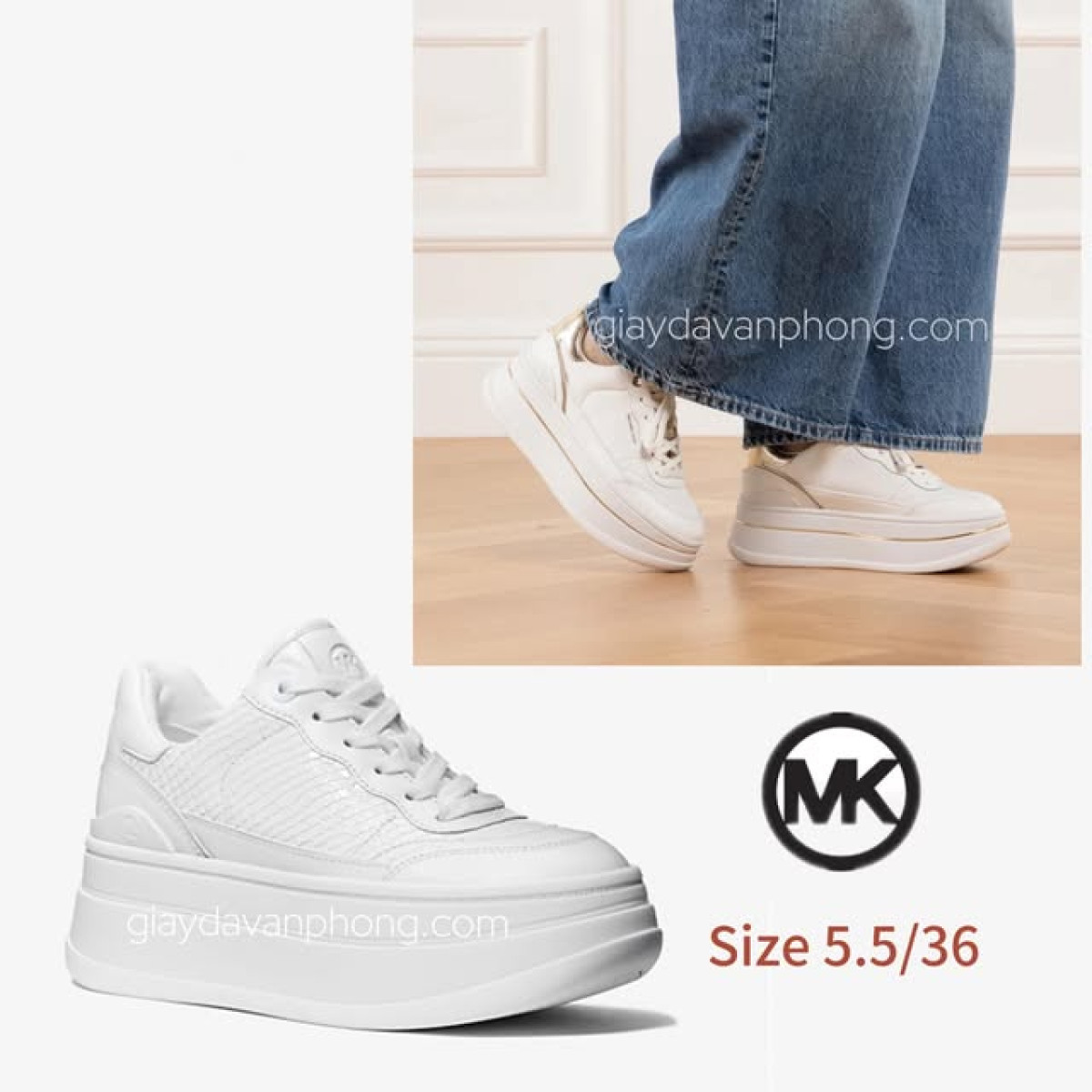 GIÀY THỂ THAO MICHAEL KORS ĐẾ ĐỘN