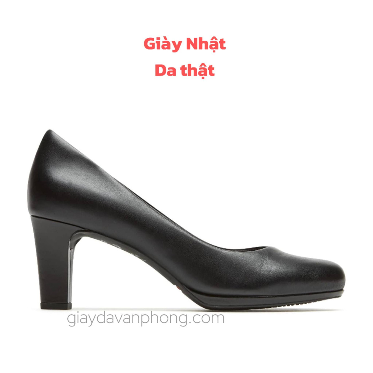 GIÀY MŨI ĐÚP GÓT TRỤ
