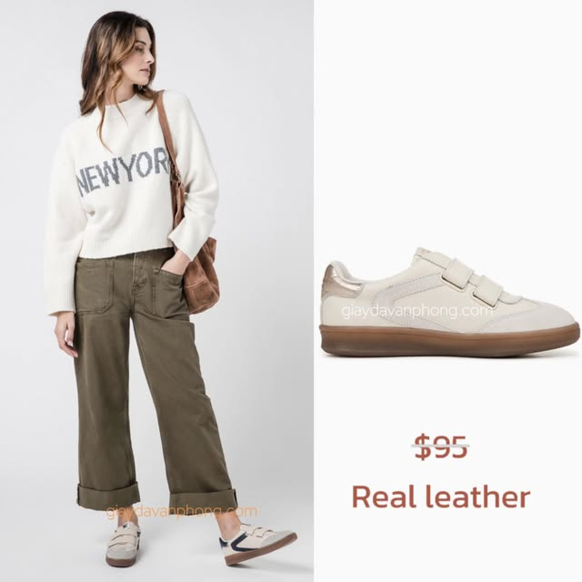 GIÀY SNEAKERS DA THẬT