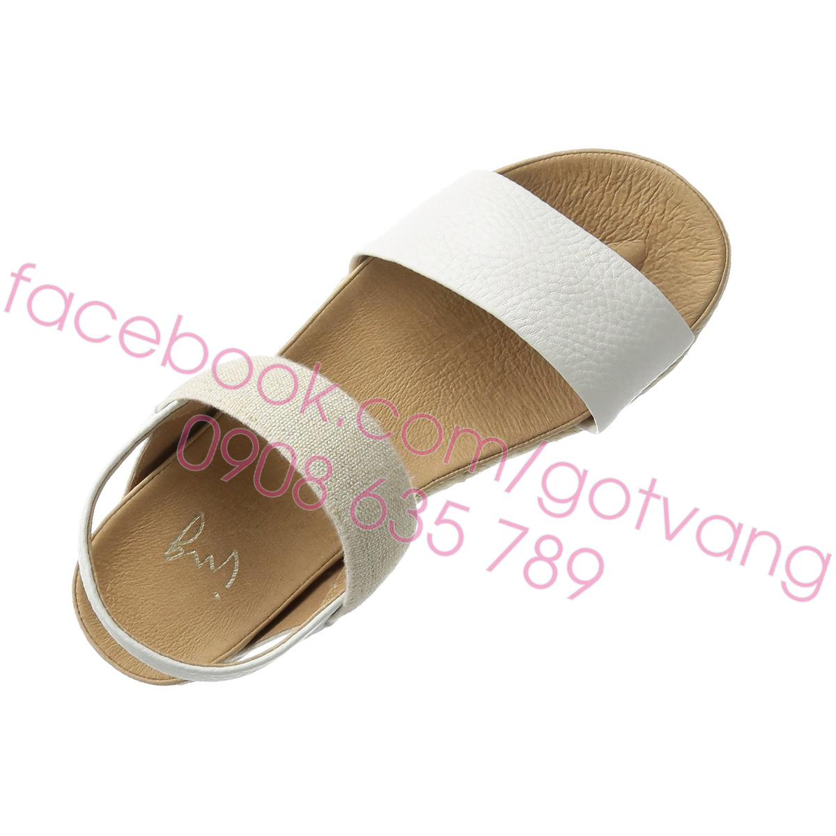 SANDAL DA VIỀN CỐI XUẤT NHẬT - TRẮNG