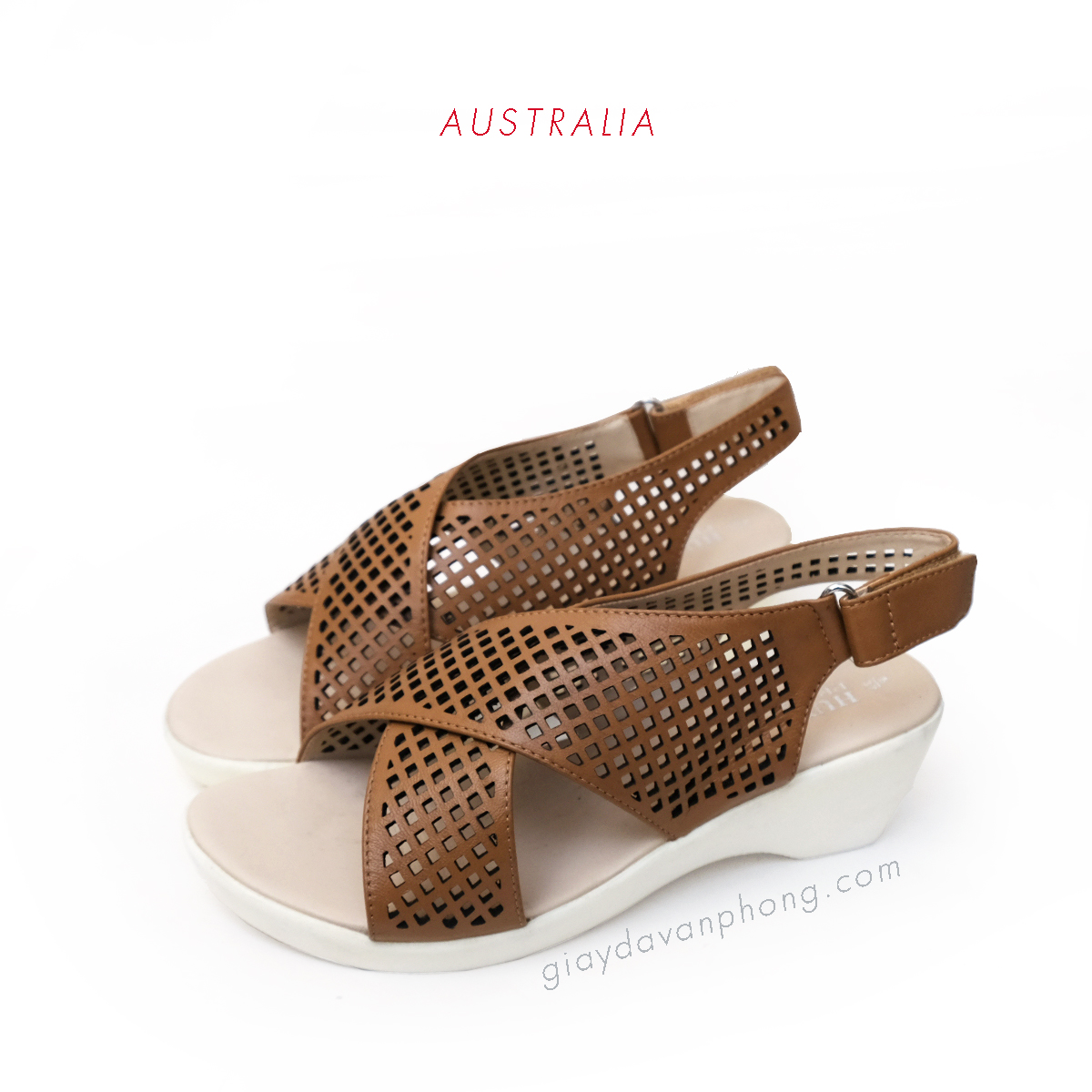 GIÀY SANDALS DÂY CHÉO DA THẬT XUẤT ÚC - SL15
