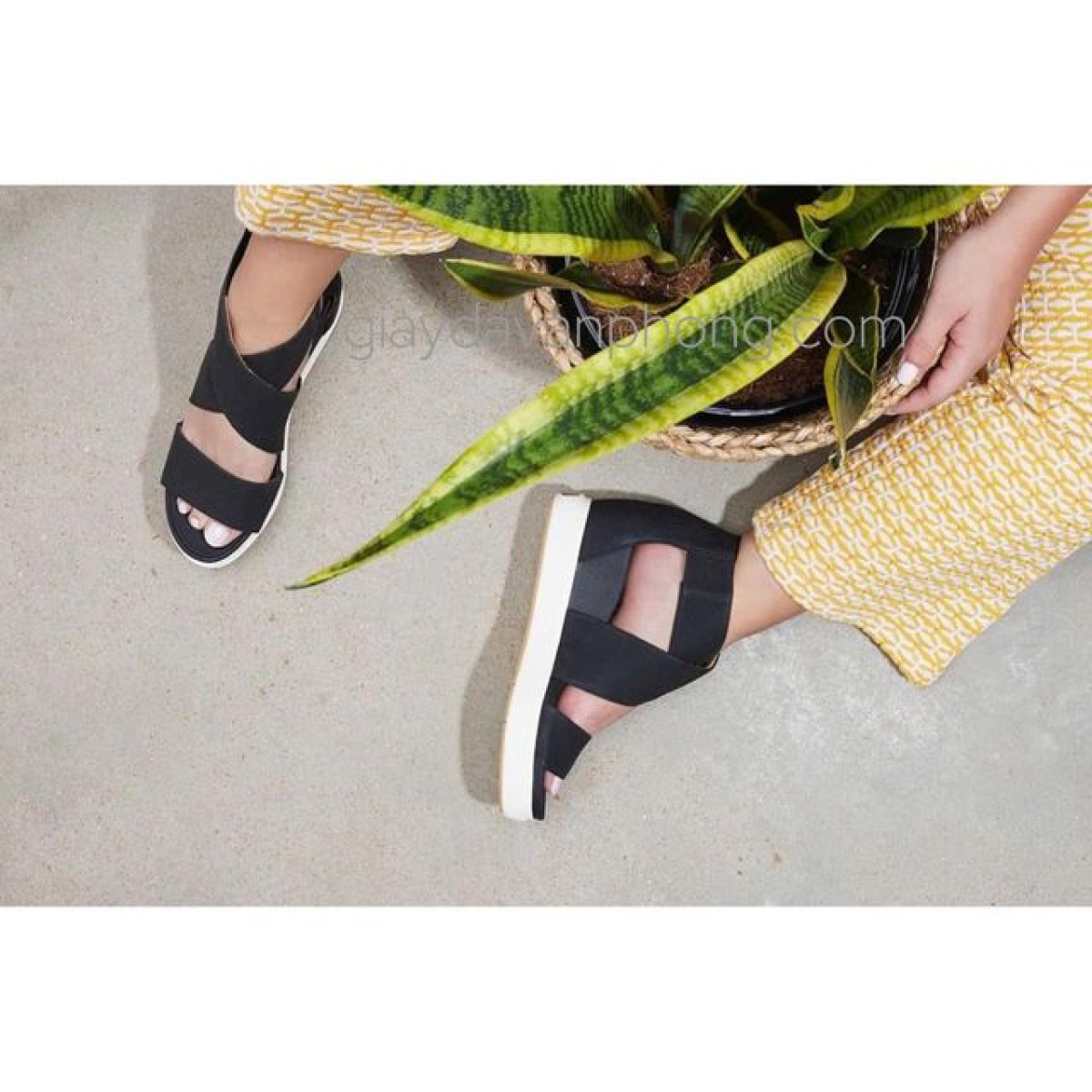 GIÀY SANDALS QUAI CHÉO 