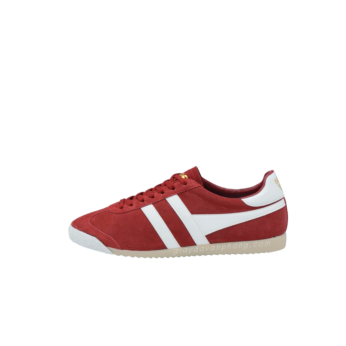 GIÀY SNEAKERS DA BÒ - ĐỎ SN02R
