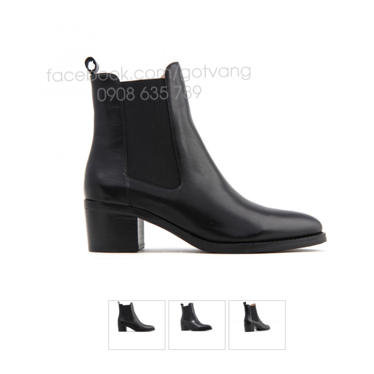 Giày boots da cừu xuất Pháp